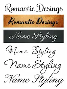 Calligraphy Fonts